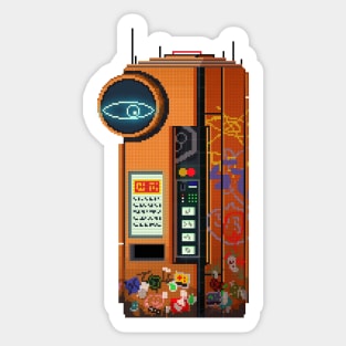 Cyperpunk eye machine Sticker